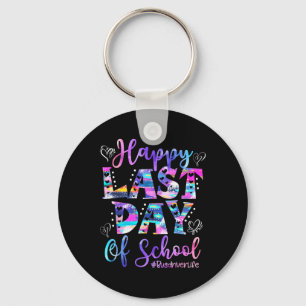 Last Day Of School Bus Driver Life Summer Funny 1 Key Ring