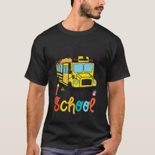 Last Day Of School Bus Student Teacher Summer Vaca T-Shirt
