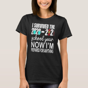 Last Day Of School End Of Year School Survivor Tea T-Shirt