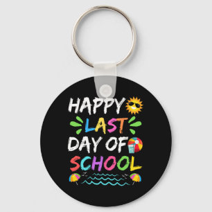 Last Day Of School For Teacher Student Graduation  Key Ring