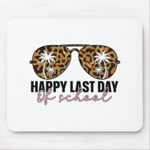 Last Day Of School Gles Teacher Student Graduation Mouse Mat