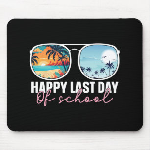 Last Day Of School Gles Teacher Student Graduation Mouse Mat