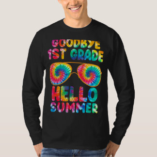 Last Day Of School Goodbye 1st Grade Hello Summer T-Shirt