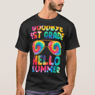 Last Day Of School Goodbye 1st Grade Hello Summer  T-Shirt