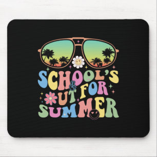 Last Day Of School Graduation Groovy Schools Out F Mouse Mat