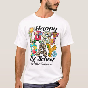 Last Day Of School Hello Summer Hawaii Teachers Ki T-Shirt