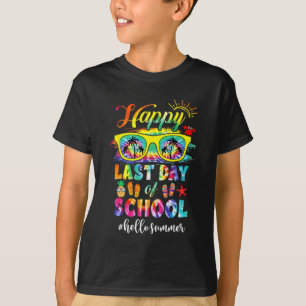 Last Day Of School Hello Summer Teacher Student T-Shirt