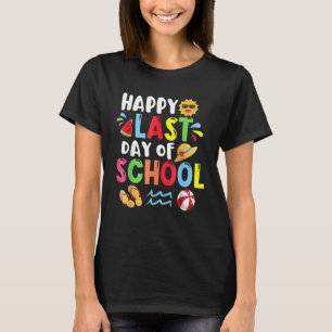 Last Day Of School Hope Your Summer Magical Rainbo T-Shirt