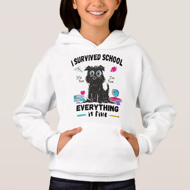 Last day of school, I survived School  (Front)