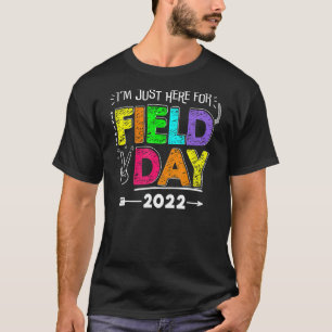 Last Day Of School Just Here For Field Day Kids T-Shirt