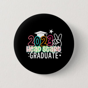 Last Day Of School Kids 2023 Headstart Graduate 6 Cm Round Badge