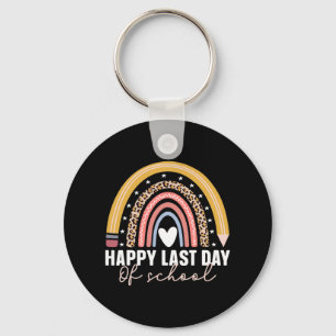 Last Day Of School Kids Teacher Student Graduation Key Ring