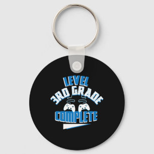 Last Day Of School Level 3rd Grade Complete Gamer  Key Ring