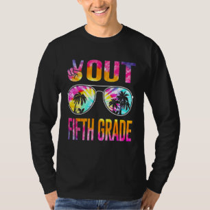Last Day Of School Peace Out Fifth 5th Grade Teach T-Shirt