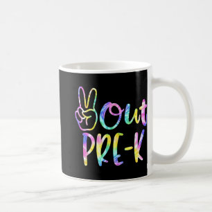 Last Day Of School Peace Out Preschool Pre K Teach Coffee Mug