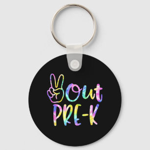 Last Day Of School Peace Out Preschool Pre K Teach Key Ring