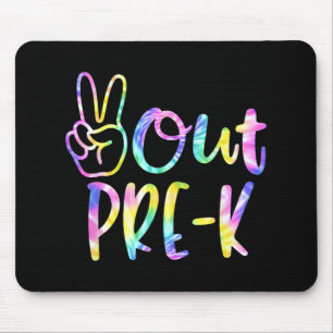 Last Day Of School Peace Out Preschool Pre K Teach Mouse Mat