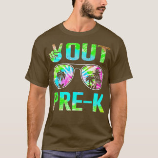 Last Day of School Peace Out PreSchool Pre-K Teach T-Shirt