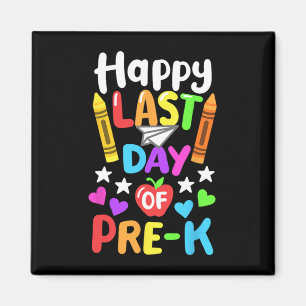 Last Day Of School Pre-k Cl Of 2024 Toddlers Magnet