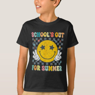 Last Day Of School Retro Schools Out For Summer Te T-Shirt