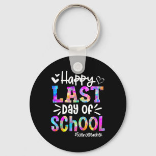Last Day Of School Science Teacher Student Graduat Key Ring