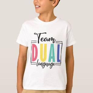 Last Day Of School Squad Team Dual Language Teache T-Shirt
