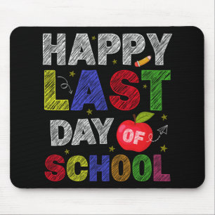 Last Day Of School Students And Teachers  Mouse Mat