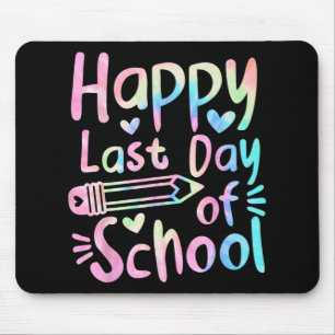Last Day Of School Students Women Funny Summer Bea Mouse Mat