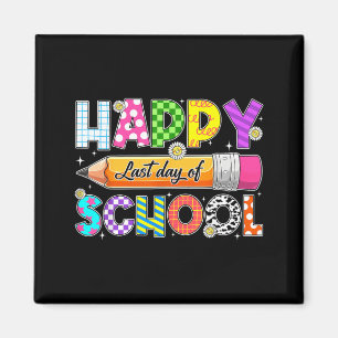 Last Day of School Summer Break Teacher Student Magnet