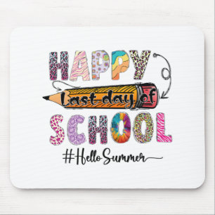 Last Day Of School Teacher Kids Graduation Last Da Mouse Mat