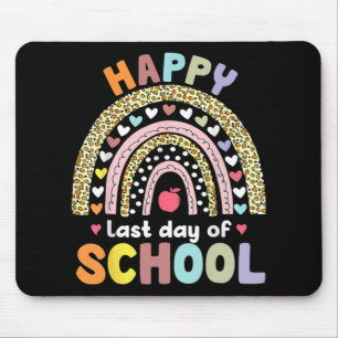 Last Day Of School Teacher Student Graduation Rain Mouse Mat