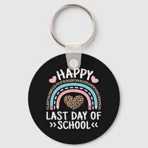 Last Day Of School Teacher Student Women Girls Kid Key Ring