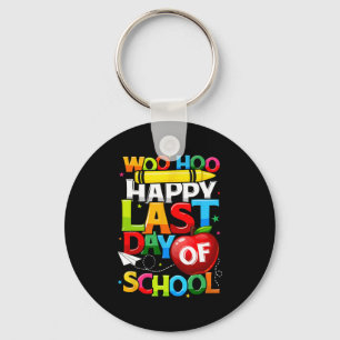 Last Day Of School Teachers Students Graduation Key Ring