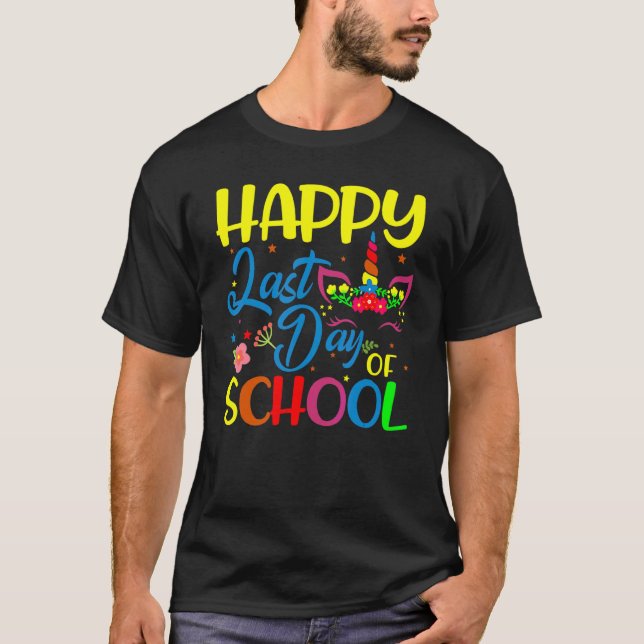 Last Day Of School Teachers Summer Sunglasses Beac T-Shirt (Front)