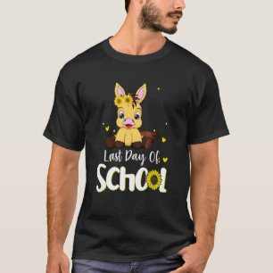 Last Day Of School Teachers Summer With Horse Sung T-Shirt