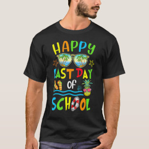 Last Day Of School Tie Dye Students Teacher Off Du T-Shirt