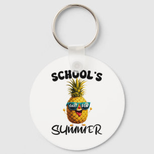 Last Day Of School's Out For Summer Teacher Boy Gi Key Ring