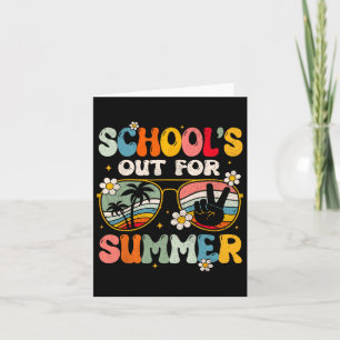 Last Day Of School's Out For Summer Teacher Boys G Card