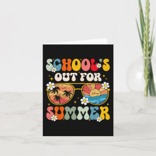 Last Day Of School's Out For Summer Teacher Boys G Card