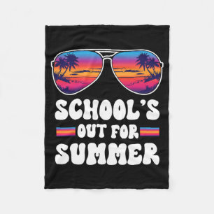 Last Day Of School's Out For Summer Teacher Boys G Fleece Blanket