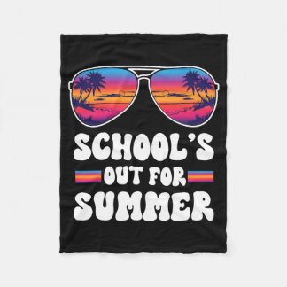 Last Day Of School's Out For Summer Teacher Boys G Fleece Blanket