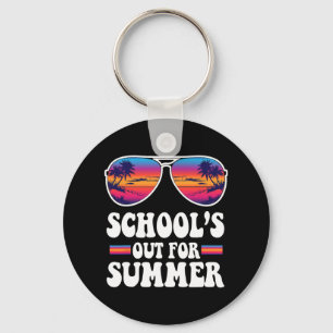 Last Day Of School's Out For Summer Teacher Boys G Key Ring