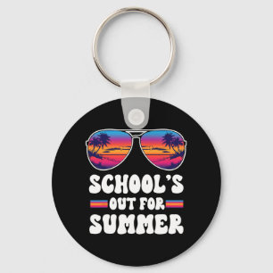 Last Day Of School's Out For Summer Teacher Boys G Key Ring