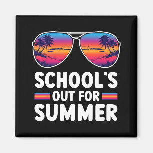 Last Day Of School's Out For Summer Teacher Boys G Magnet