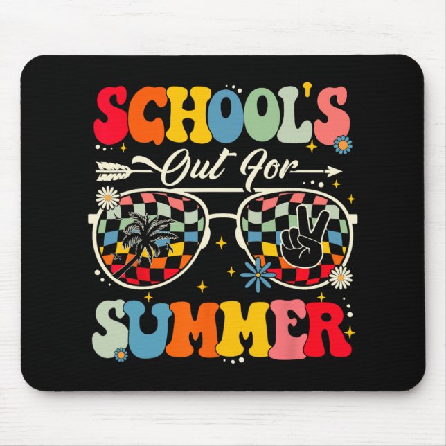 Last Day Of School's Out For Summer Teacher Boys G Mouse Mat (Front)