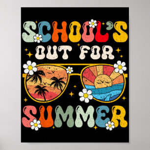 Last Day Of School's Out For Summer Teacher Boys G Poster
