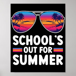 Last Day Of School's Out For Summer Teacher Boys G Poster