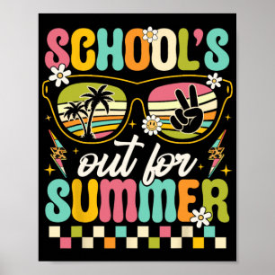 Last Day Of School's Out For Summer Teacher Boys G Poster