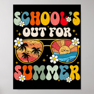 Last Day Of School's Out For Summer Teacher Boys G Poster