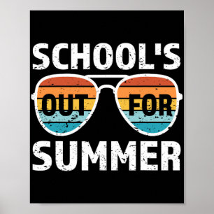 Last Day Of School's Out For Summer Teacher Boys G Poster